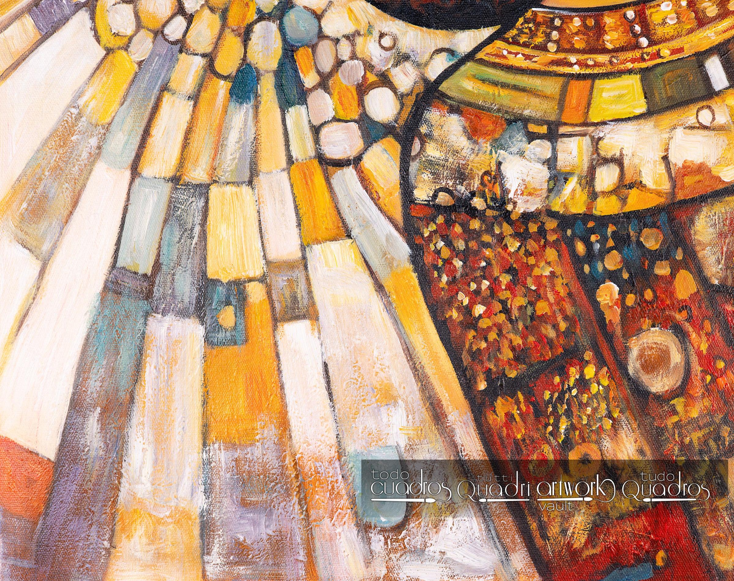 Ángel de los sueños, estilo Klimt