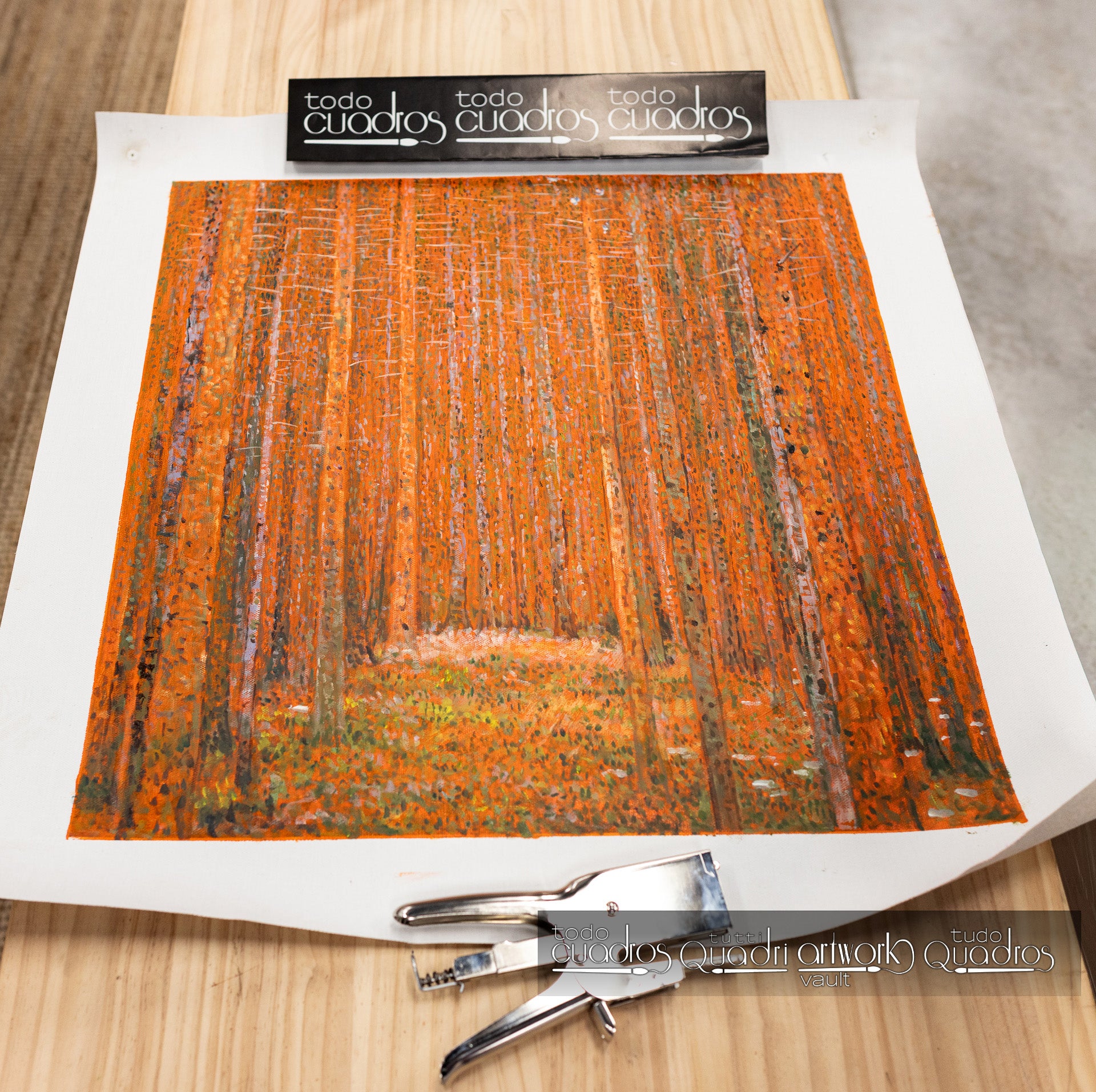 Bosque de pinos, Klimt