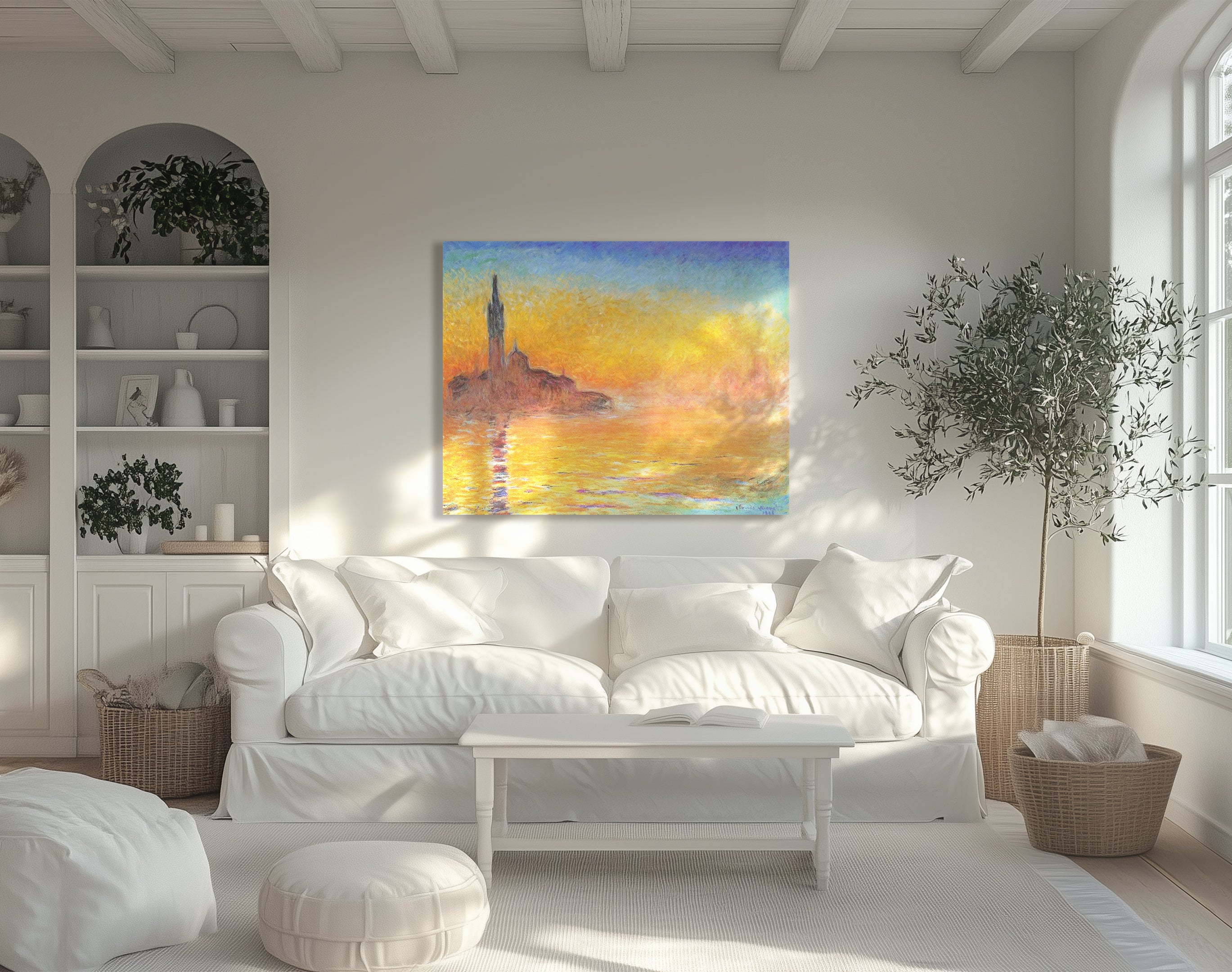 Crepúsculo en Venecia, Monet