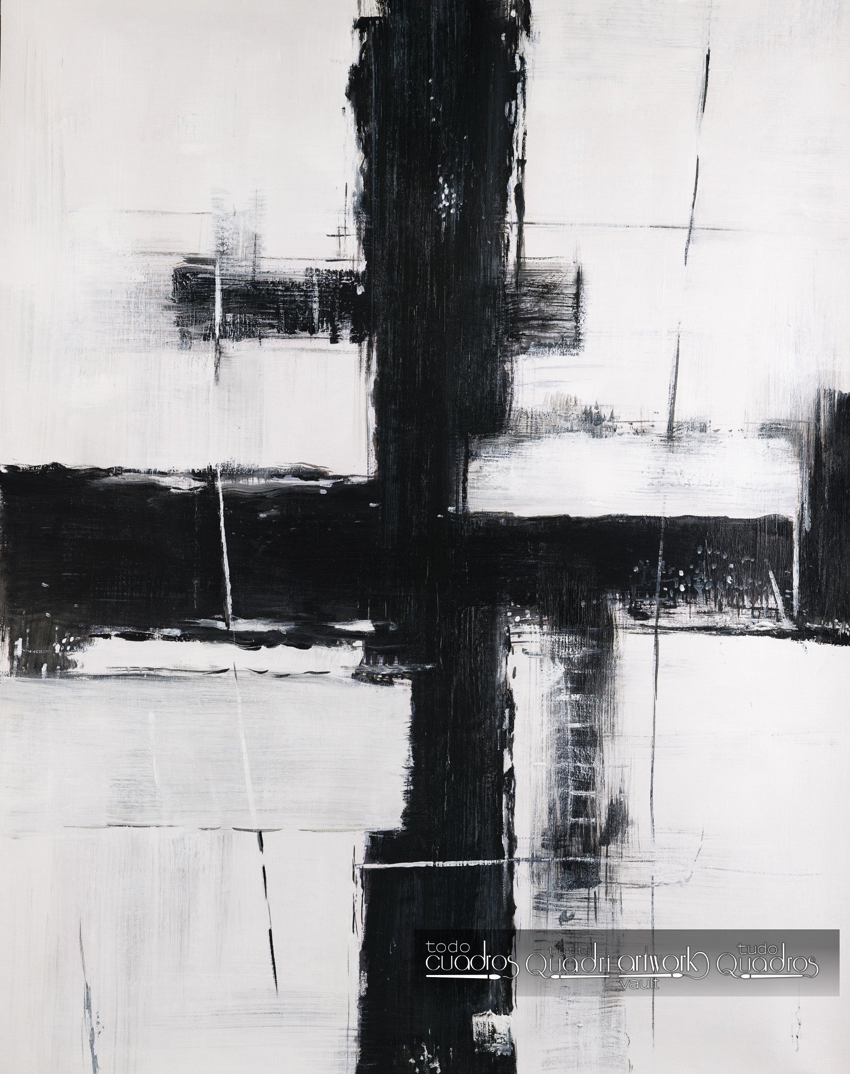 Intersección en blanco y negro