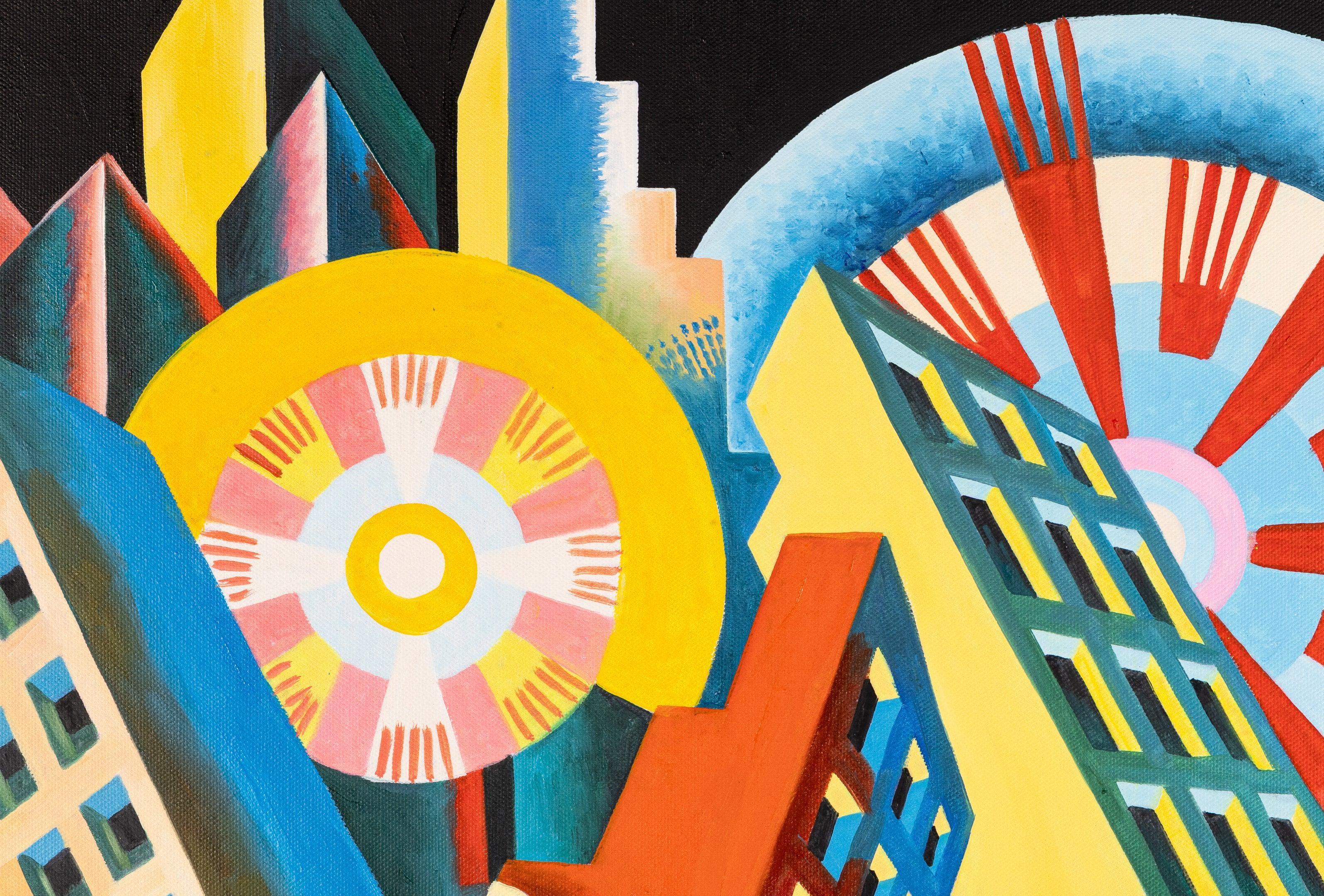 Rascacielos y túnel, Depero