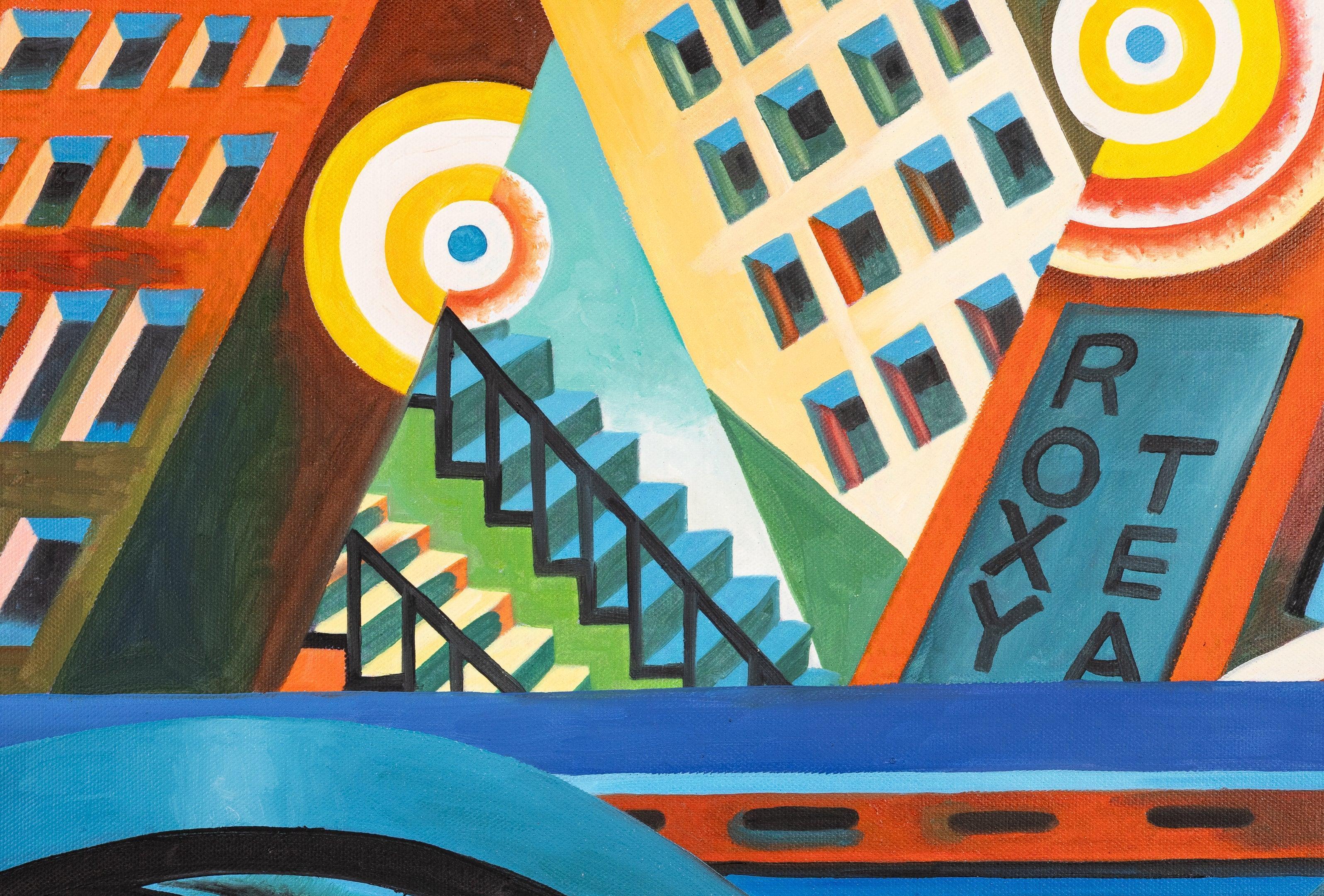 Rascacielos y túnel, Depero