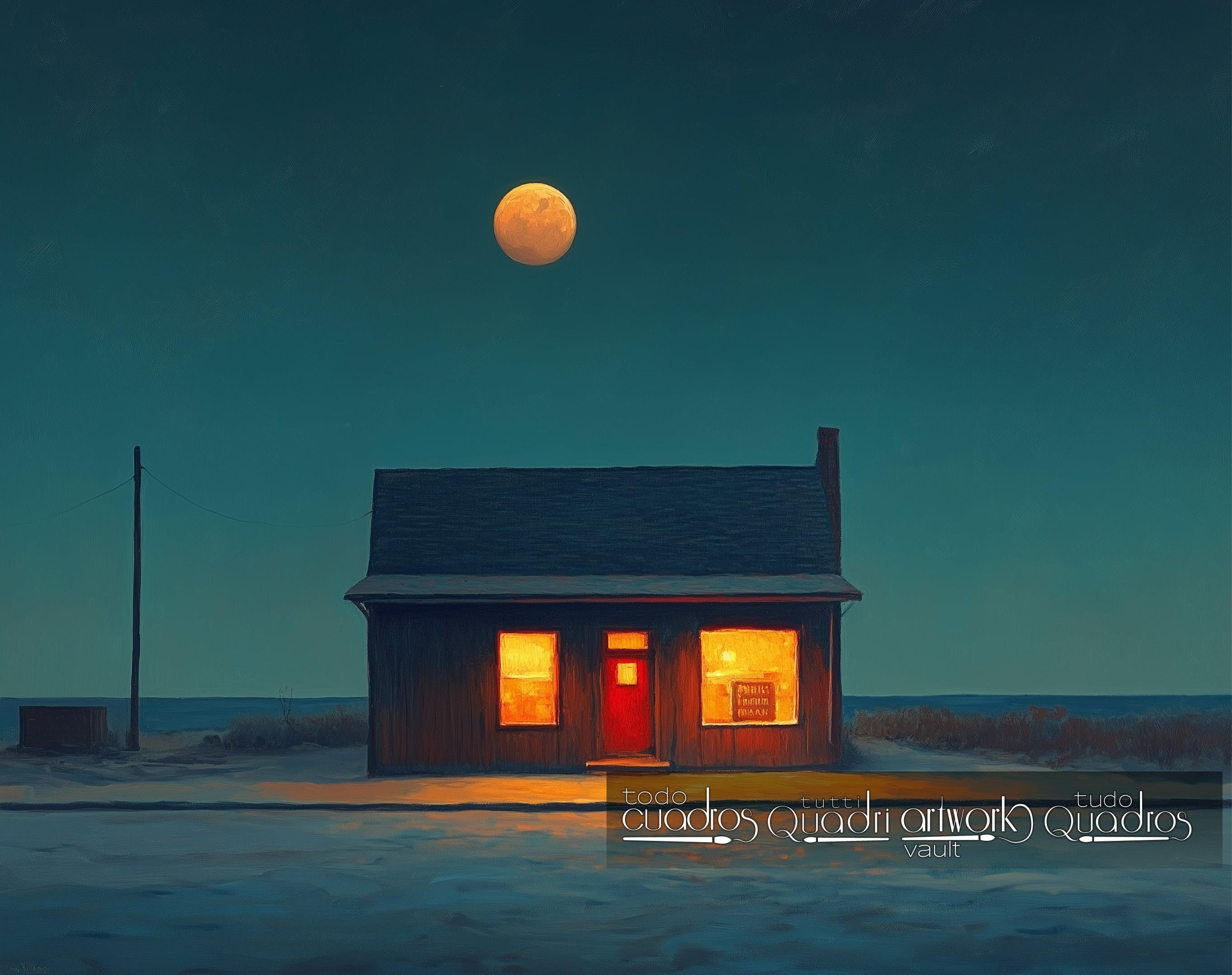 Turno de noche, estilo Hopper