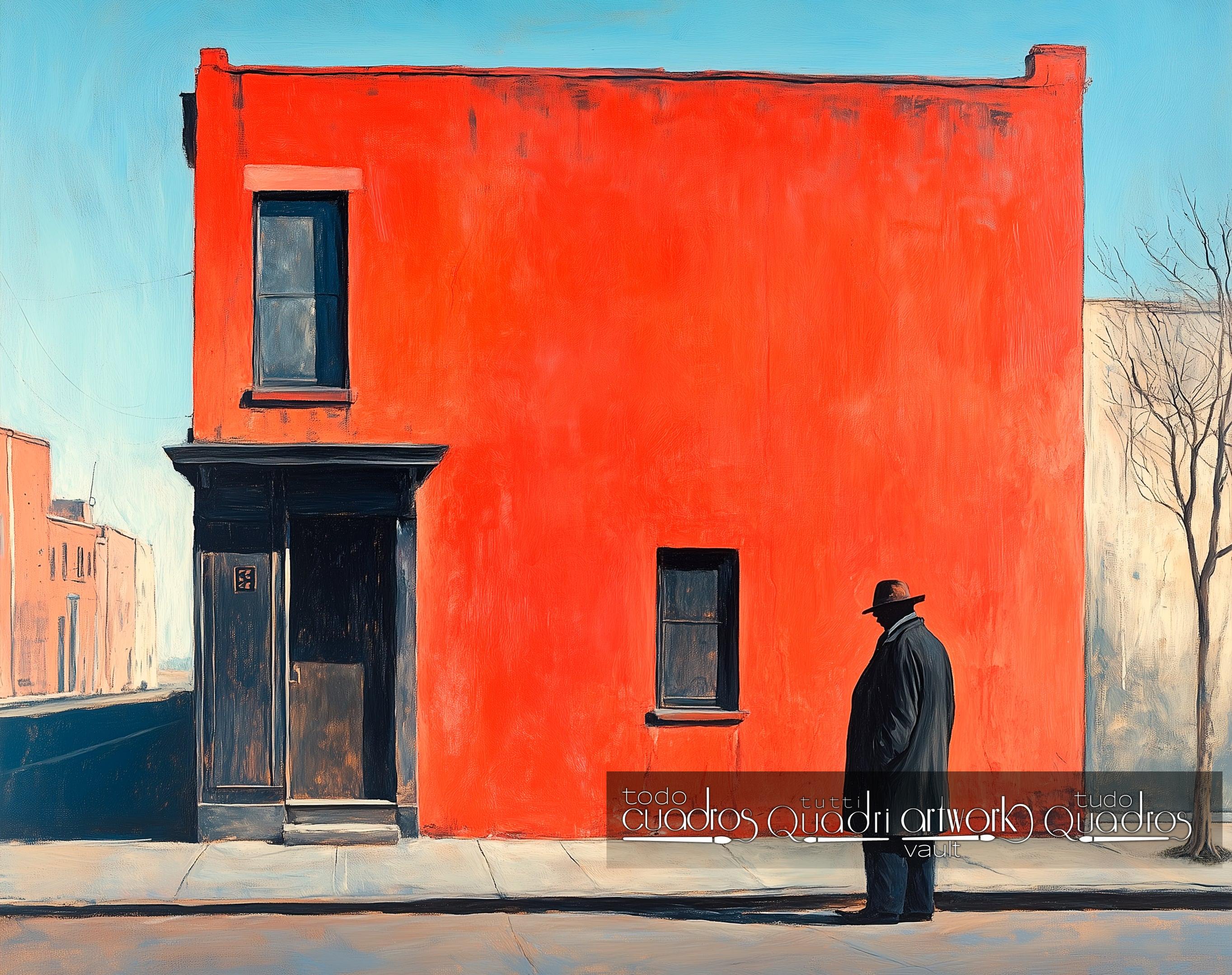 La esquina del olvido, estilo Hopper