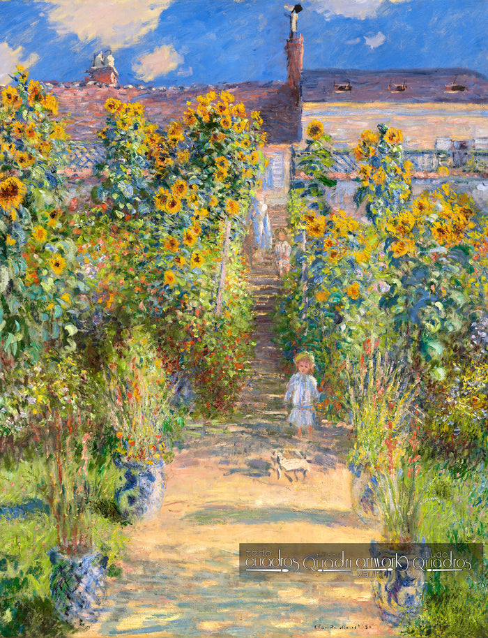 Jardín de Vetheuil, Monet