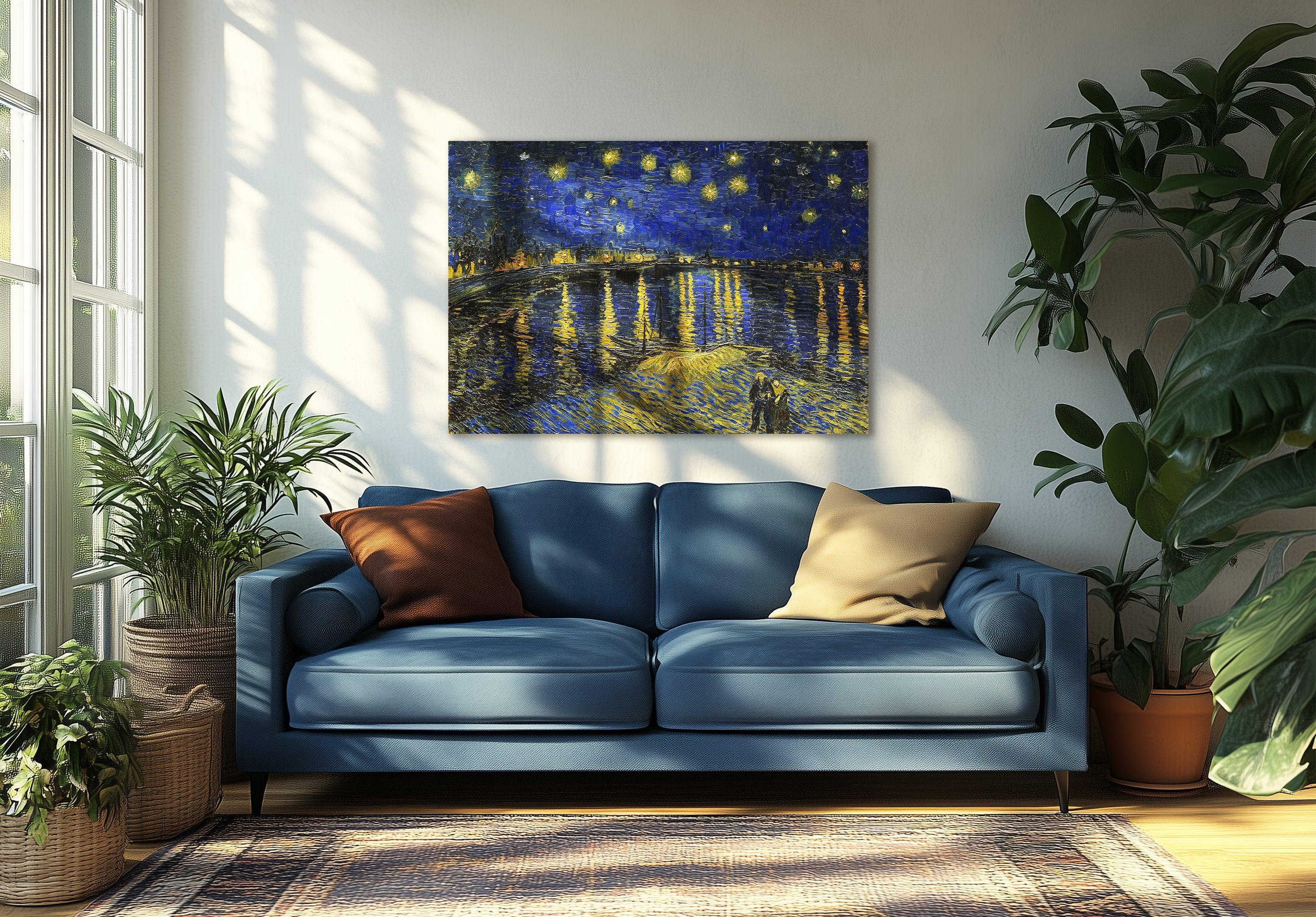 La noche estrellada sobre el Ródano, Van Gogh