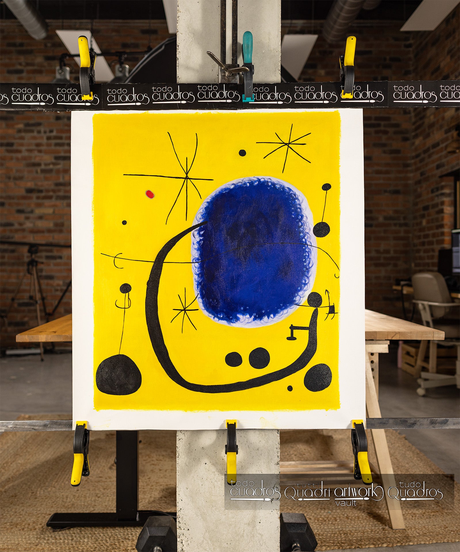 El oro del azul, Miró