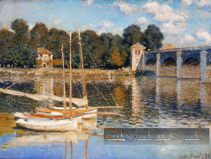 Puente en argenteuil, Monet