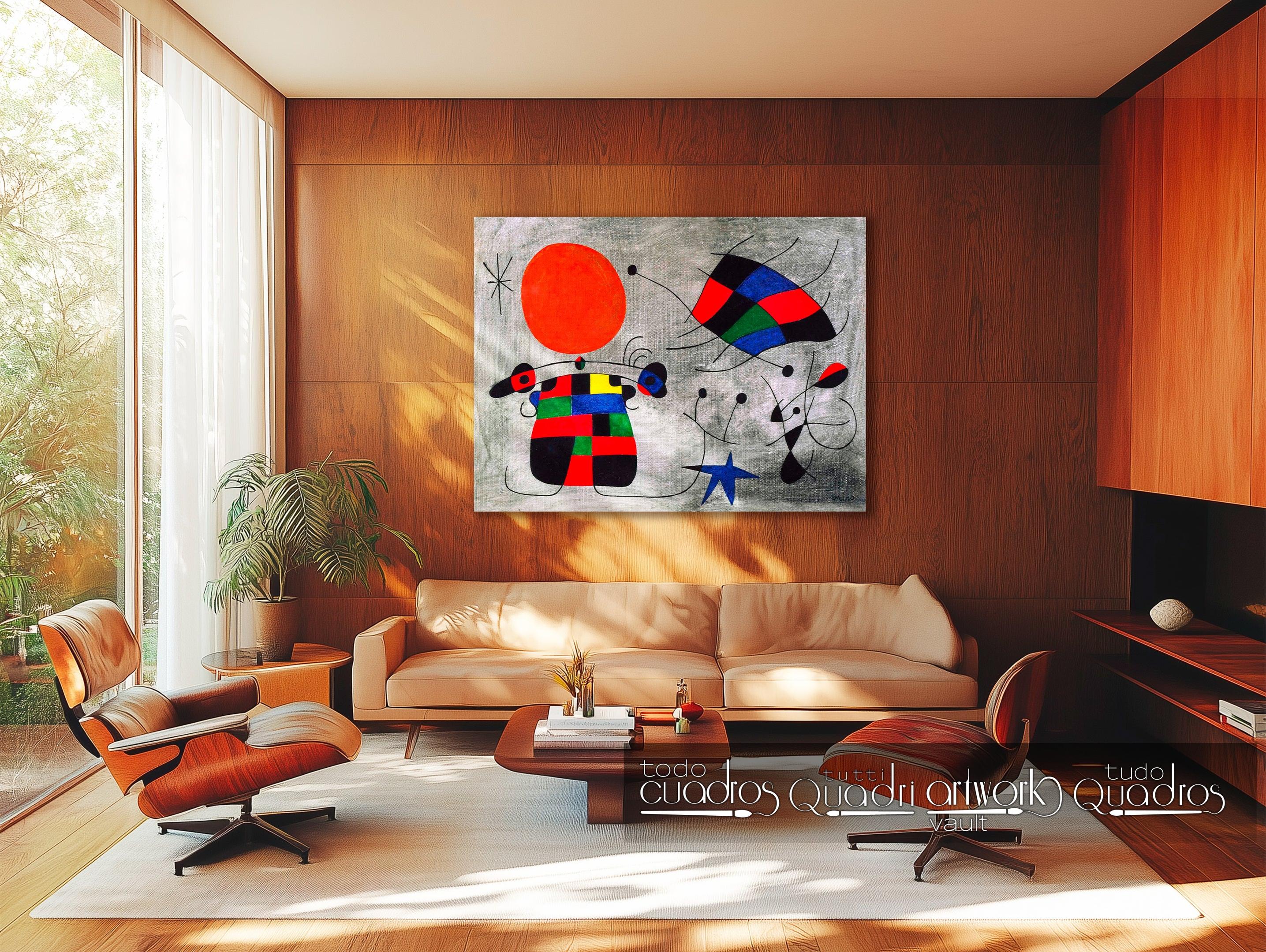 La sonrisa de alas flameantes, Miró