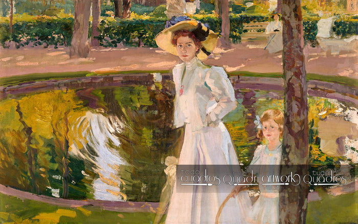 El jardín, Sorolla