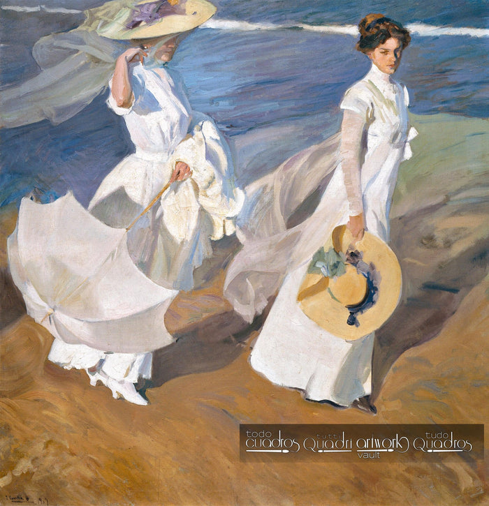 Paseo a orillas del mar, J. Sorolla