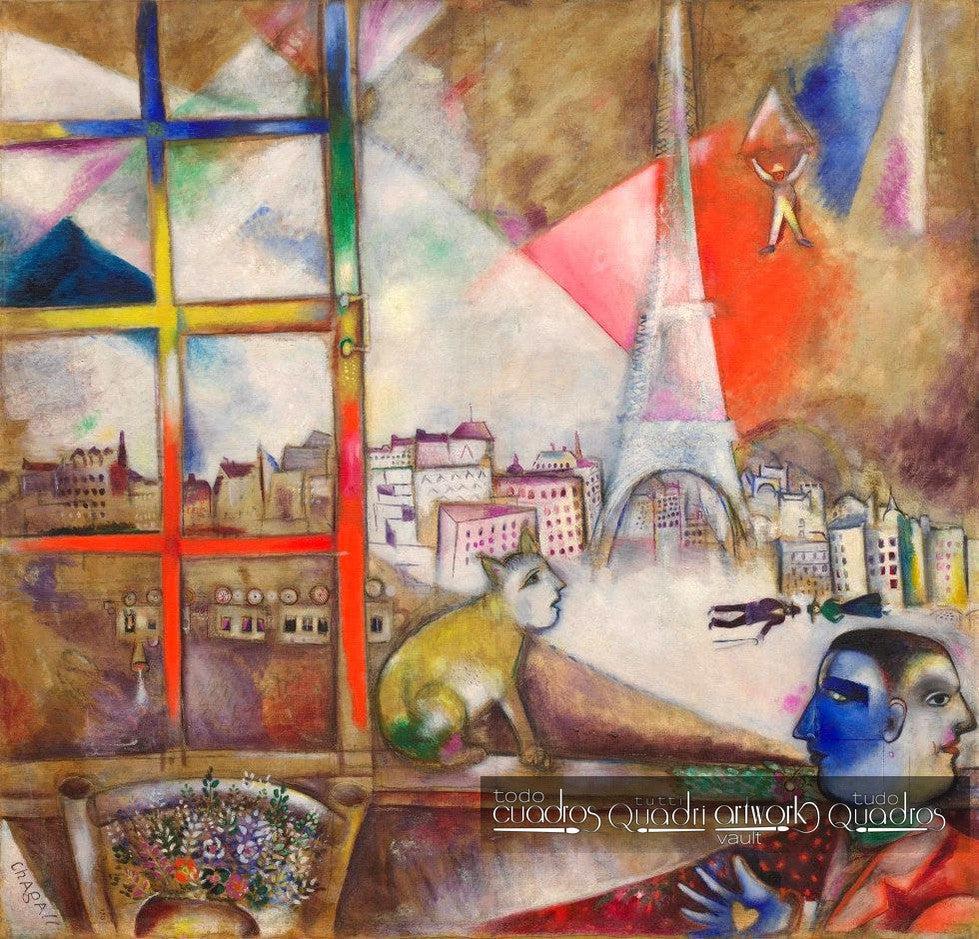 París a través de la ventana, Chagall