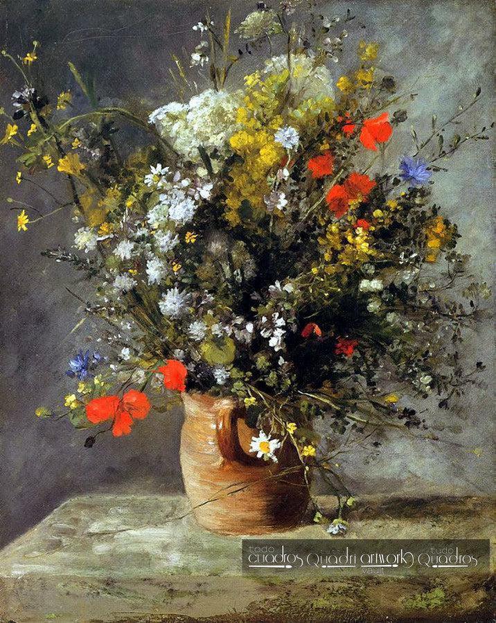 Jarrón de flores, Renoir