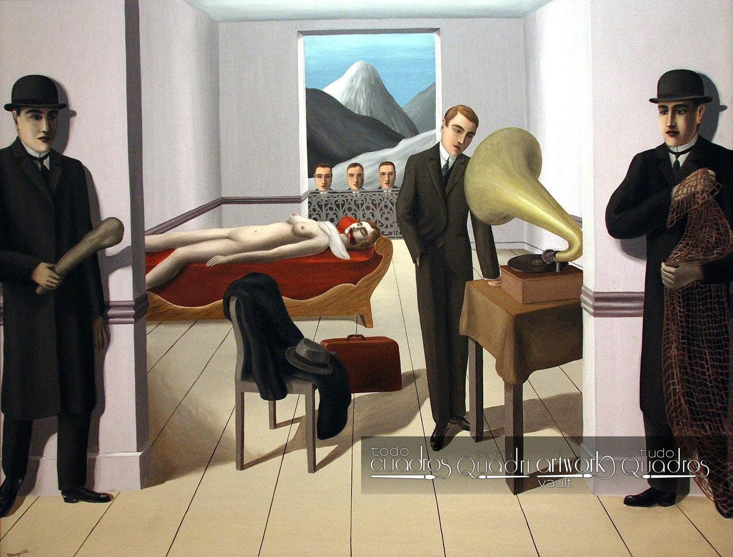 El asesino amenazado, Magritte
