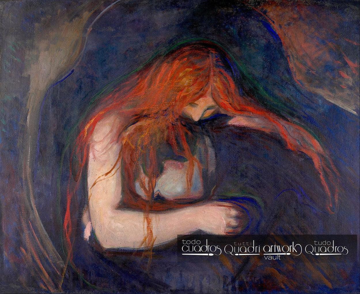 Amor y dolor, Munch