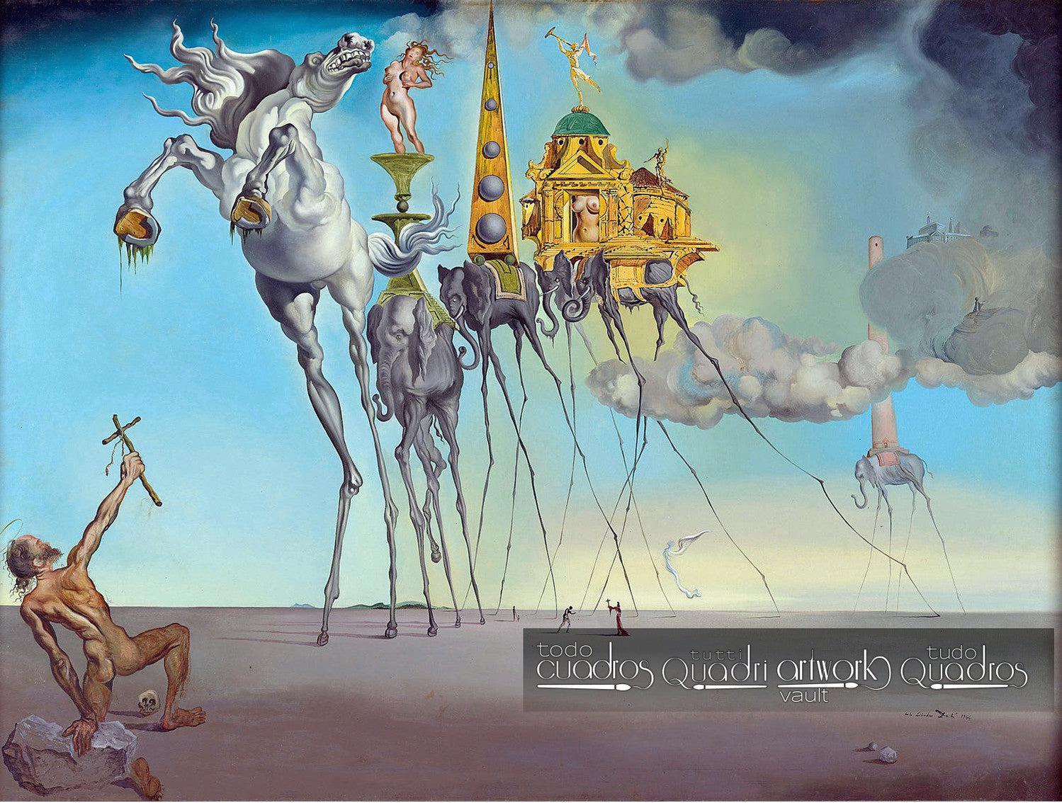 La tentación de San Antonio, Dalí