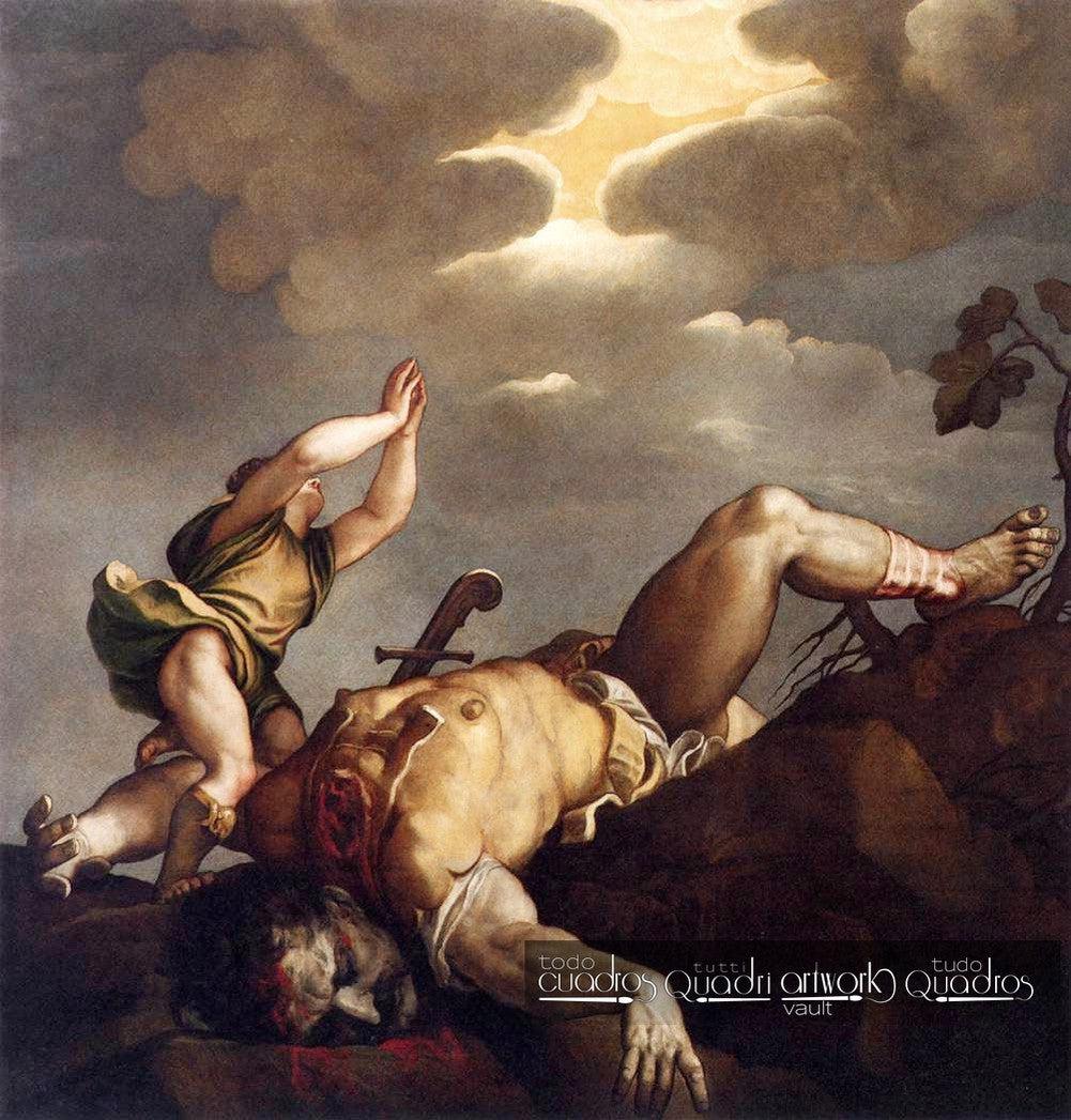 David y Goliat, Tiziano