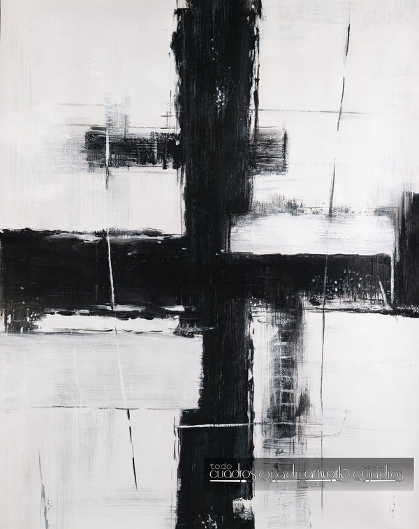 Intersección en blanco y negro