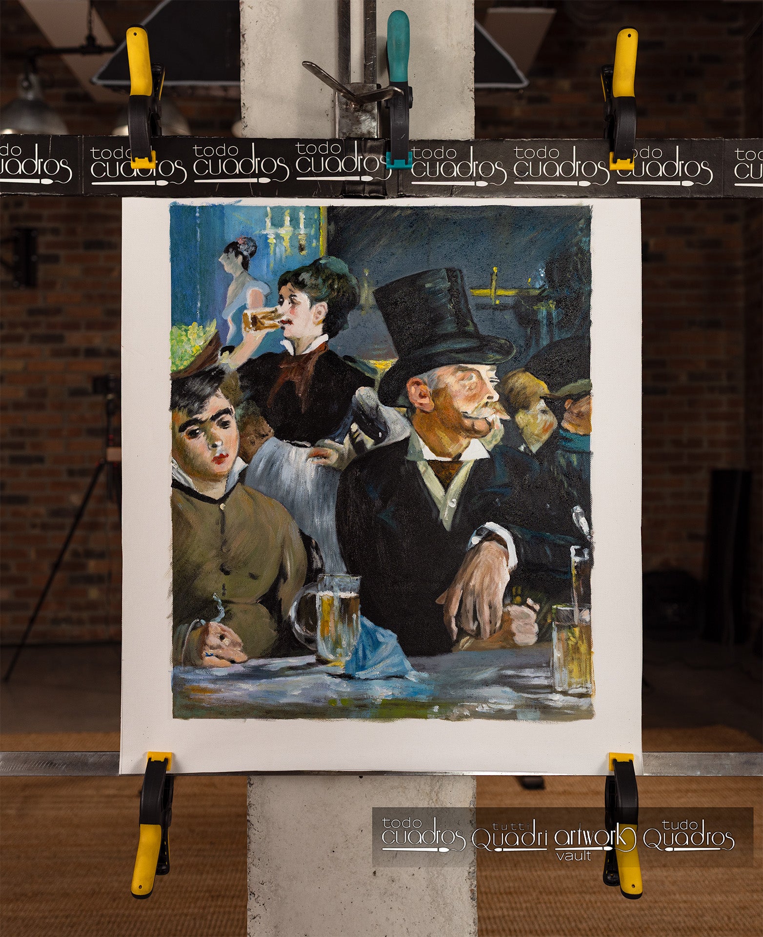 En el café, Manet