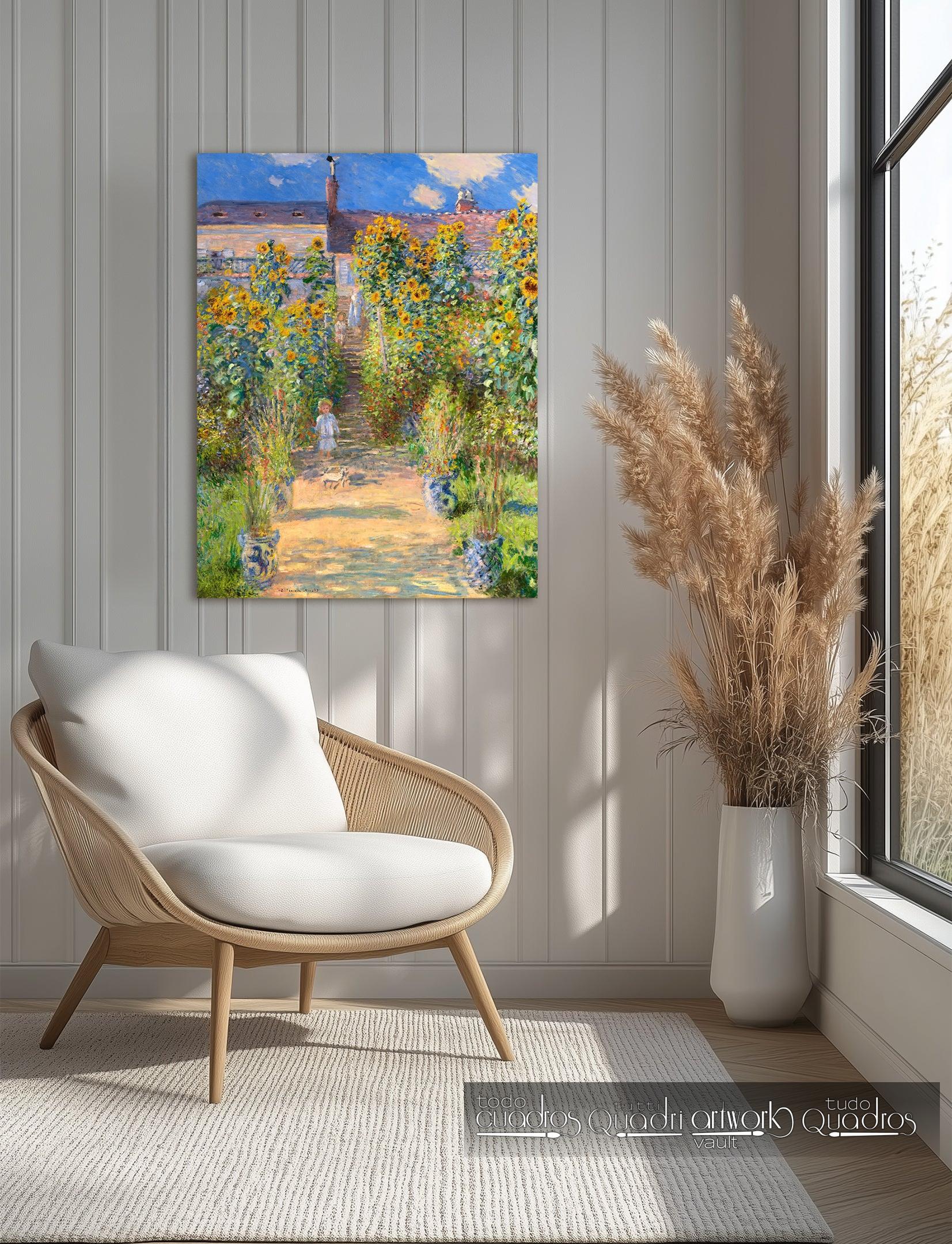Jardín de Vetheuil, Monet