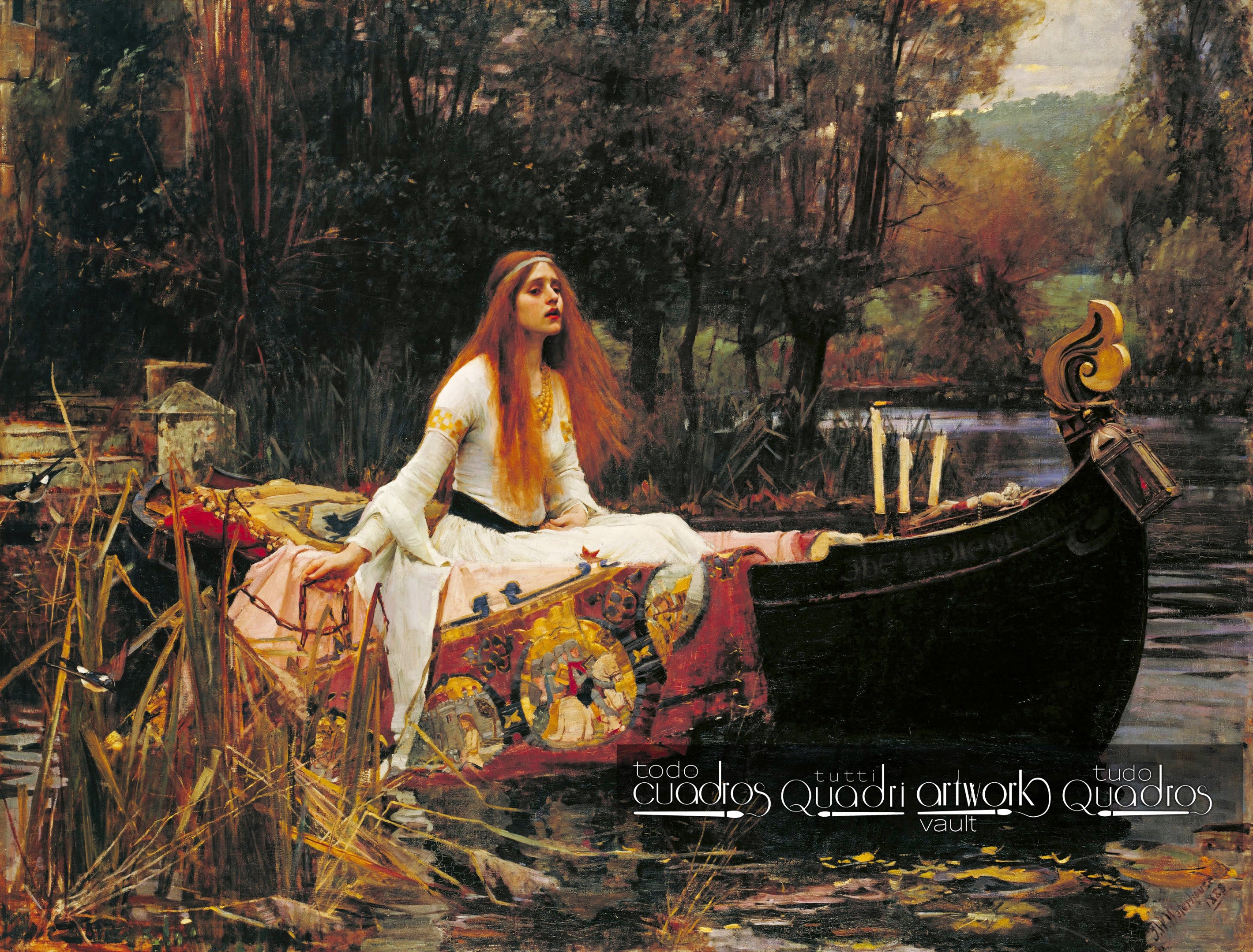 La Dama de Shalott, J. W. Waterhouse