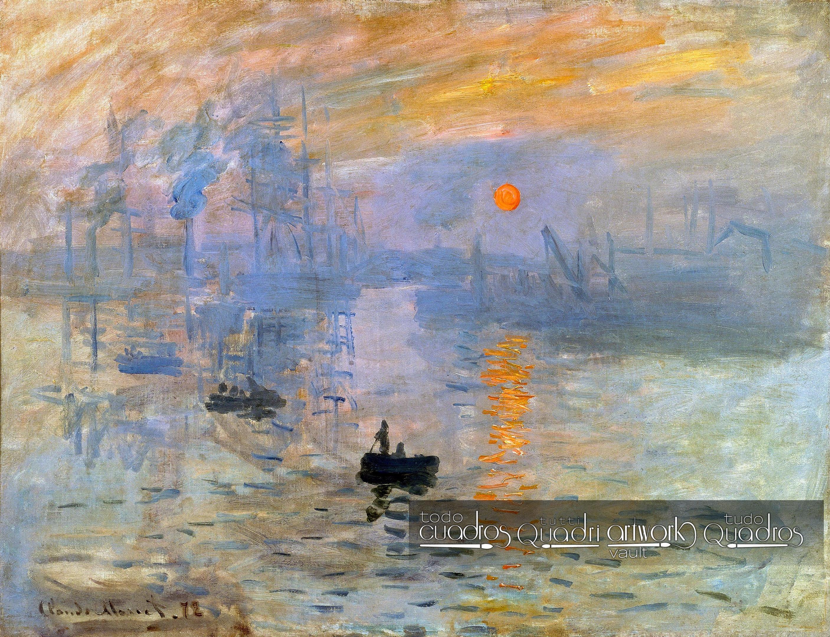 Impression Sunrise De Monet Impresionismo Al leo Impression Sunrise De Monet Impresionismo Al leo
