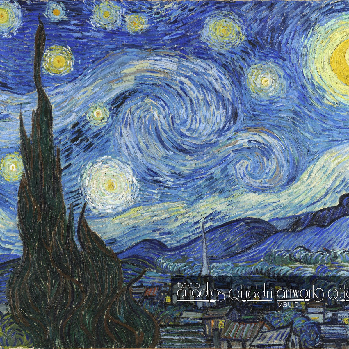 noche estrellada van gogh