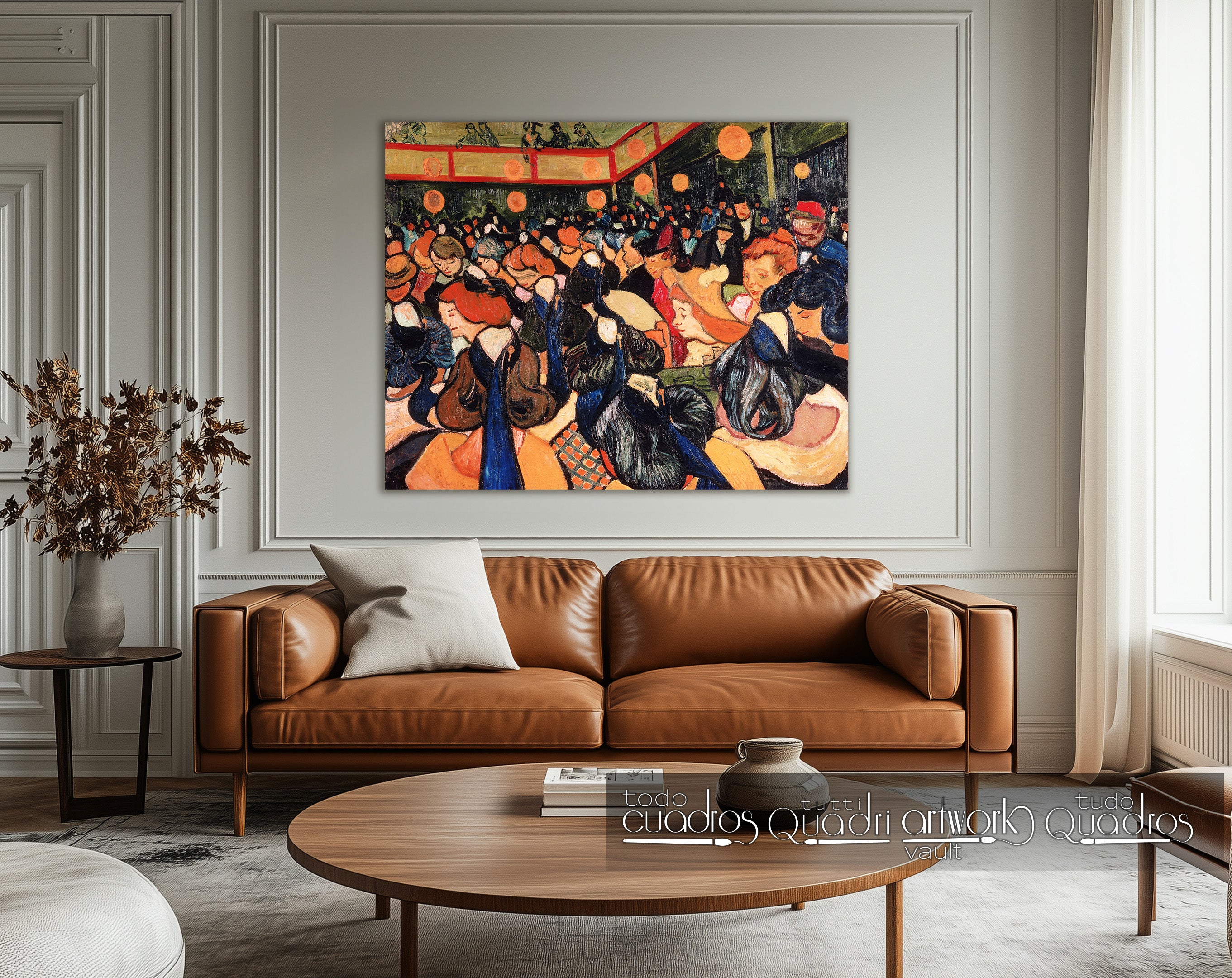 El salón de baile en Arles, Van Gogh