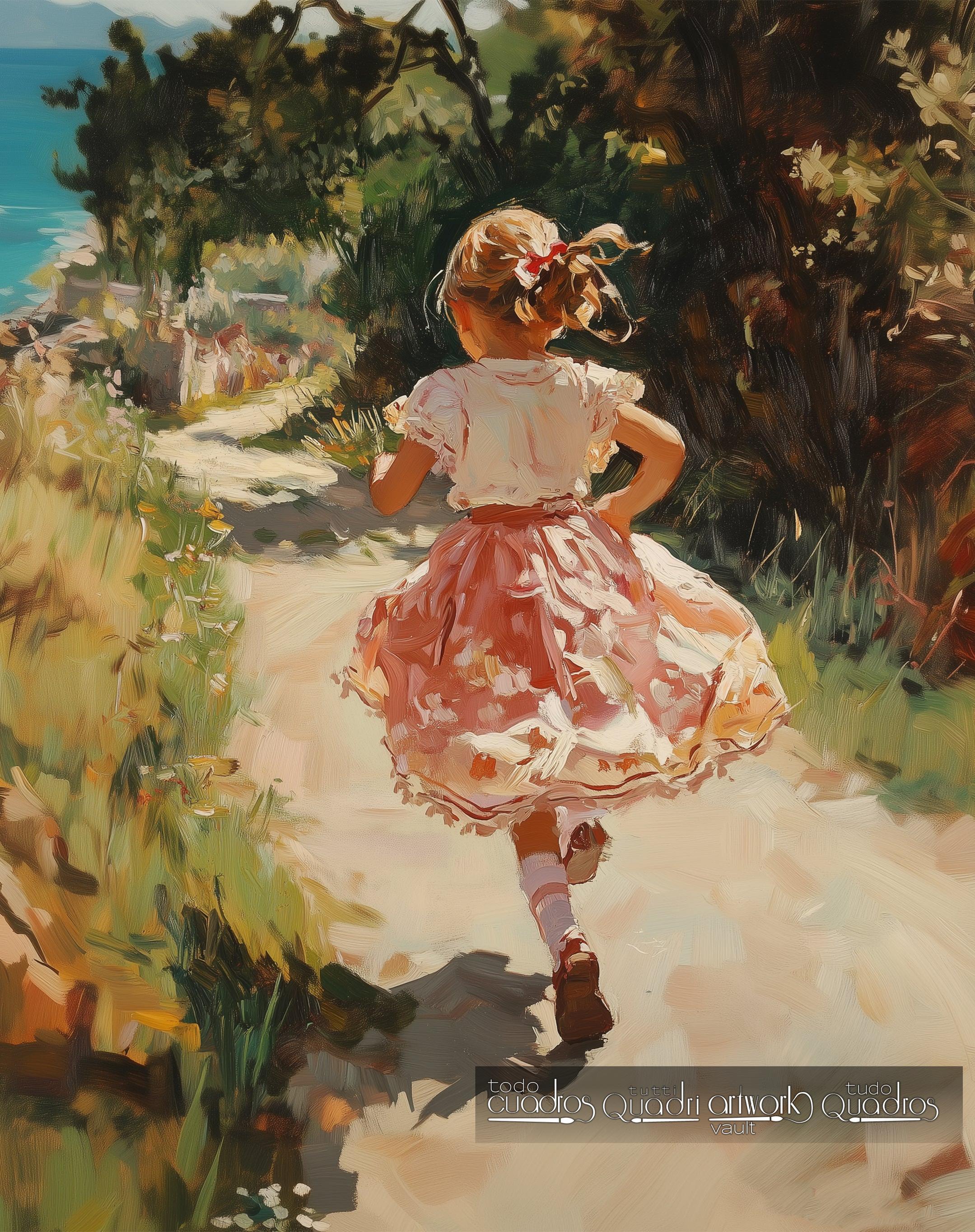 Corazón de verano, estilo Sorolla