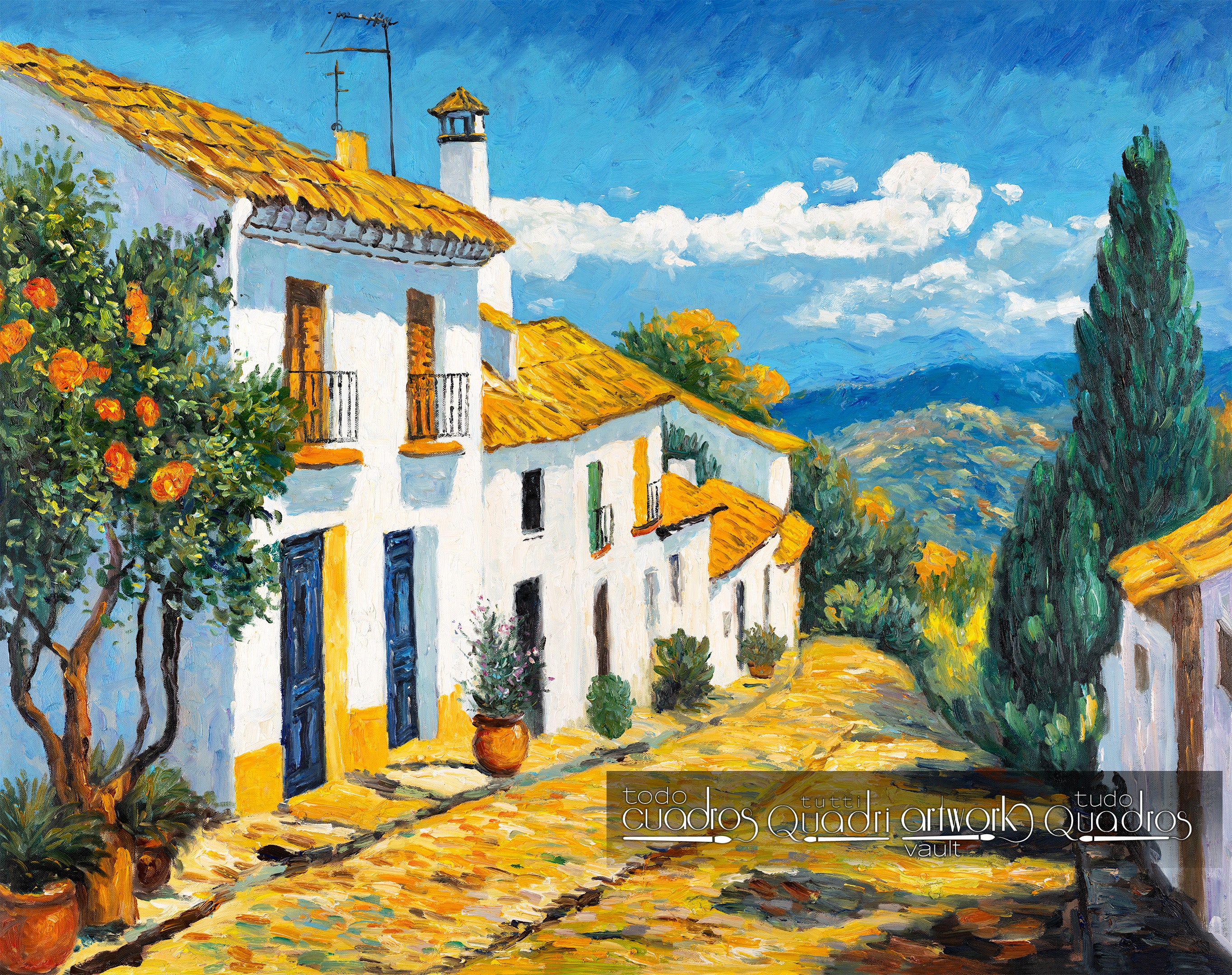 La luz del sur, estilo Van Gogh