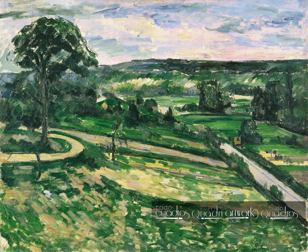 El árbol en la curva, Cézanne