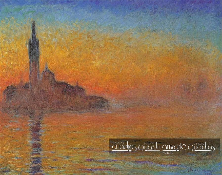 Crepúsculo en Venecia, Monet