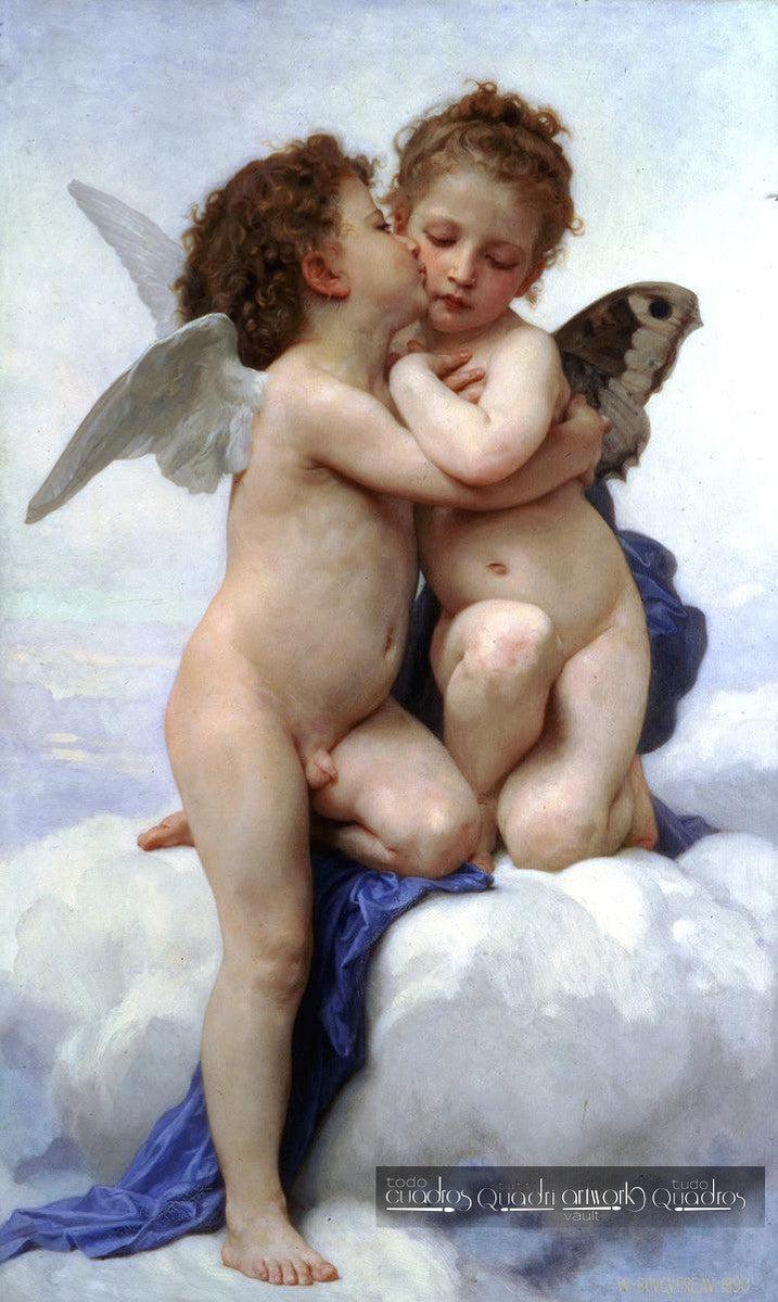 Cupido y Psique, niños. Bouguereau