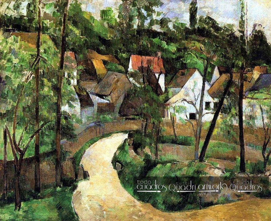Curva en el camino, Cézanne
