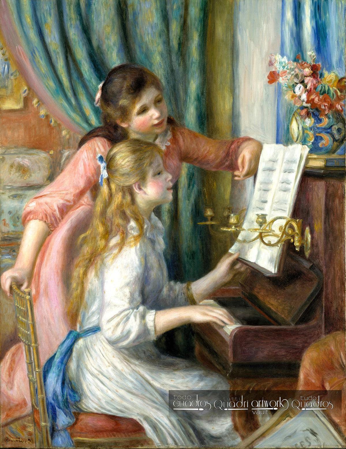 Dos niñas al piano, Renoir