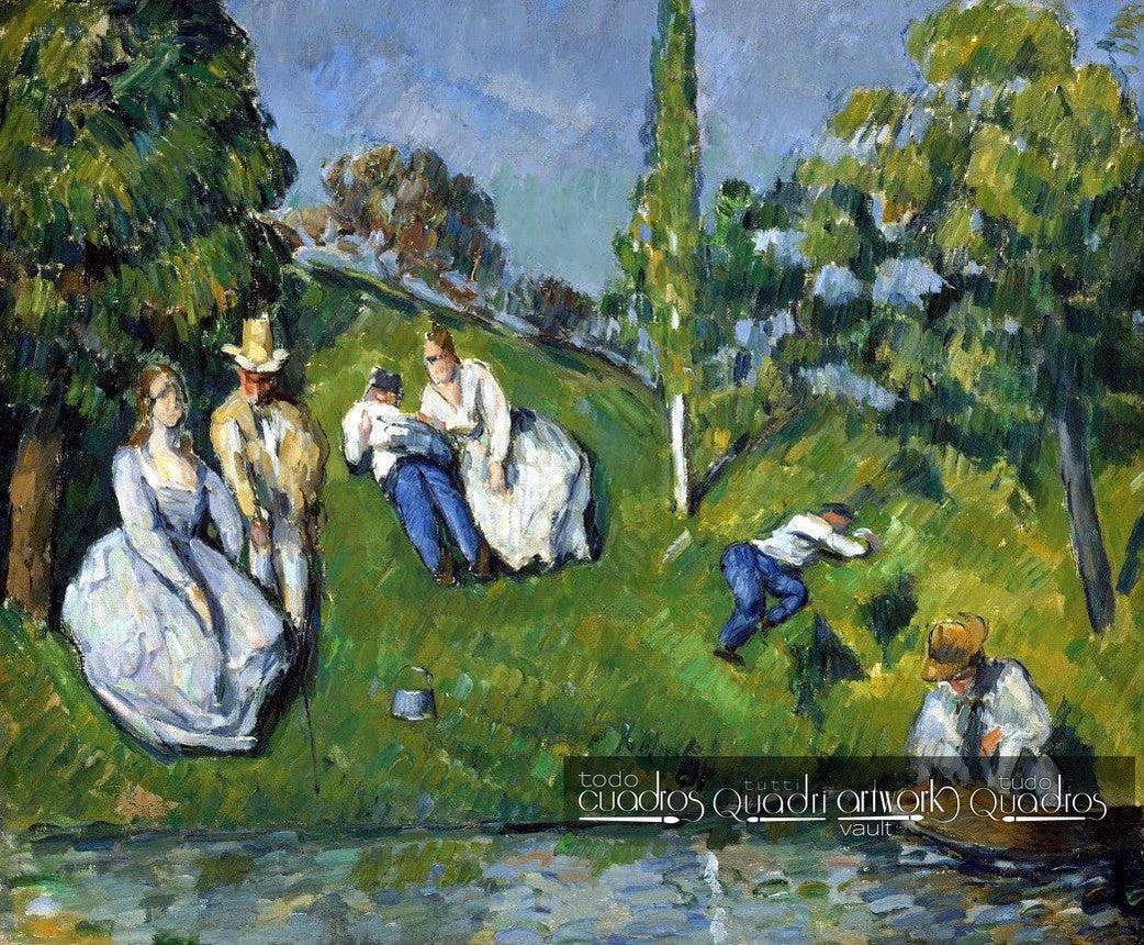 El estanque, Cézanne