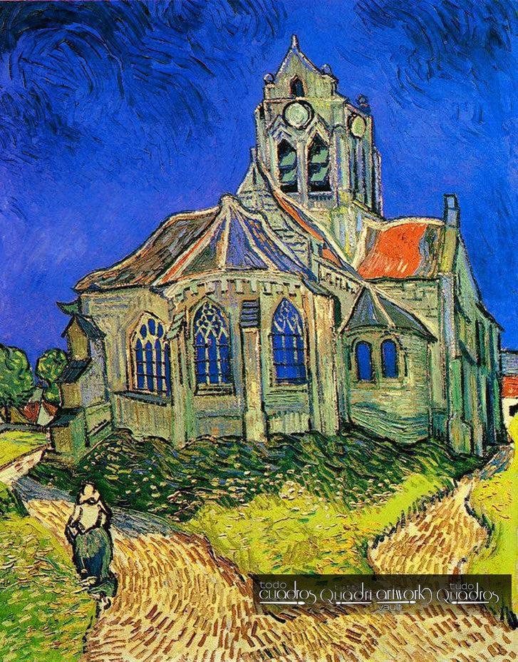La iglesia de Auvers, Van Gogh