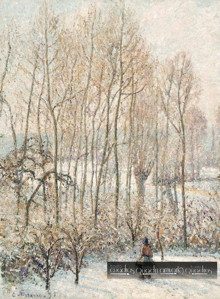 Luz Solar en la Nieve por la Mañana, Pissarro