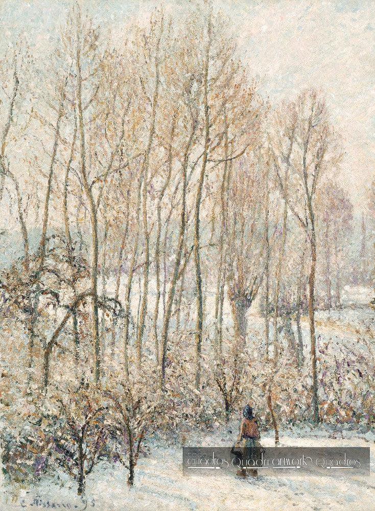 Luz Solar en la Nieve por la Mañana, Pissarro