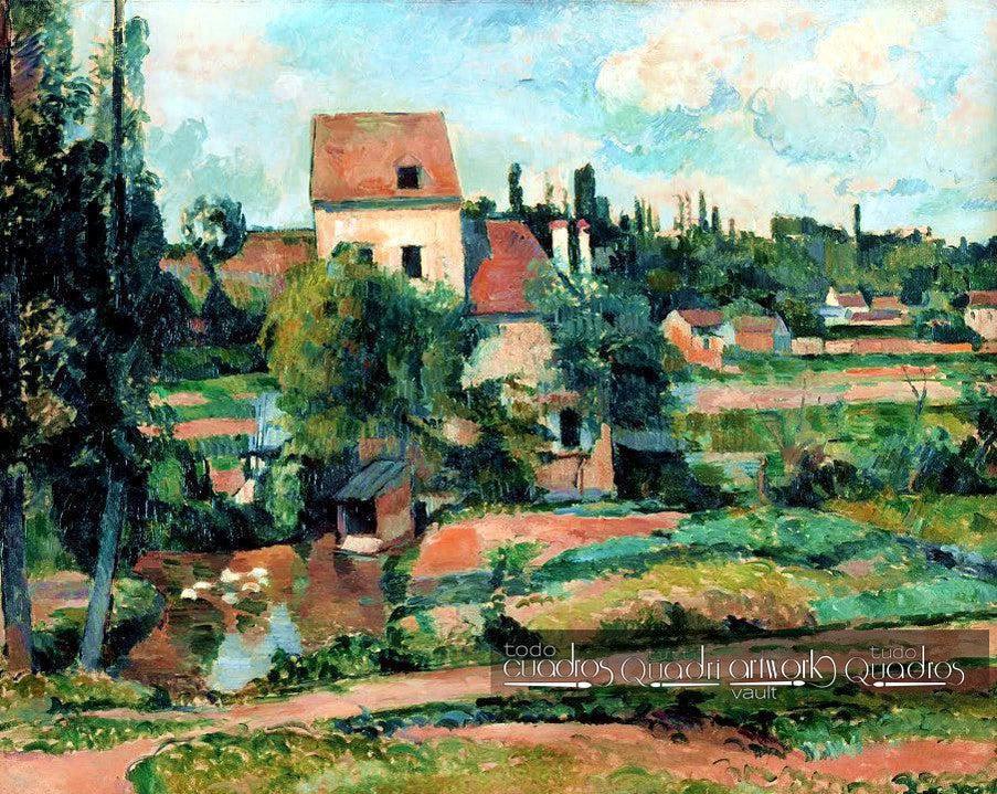 Molino Couleuvre en Pontoise, Cézanne