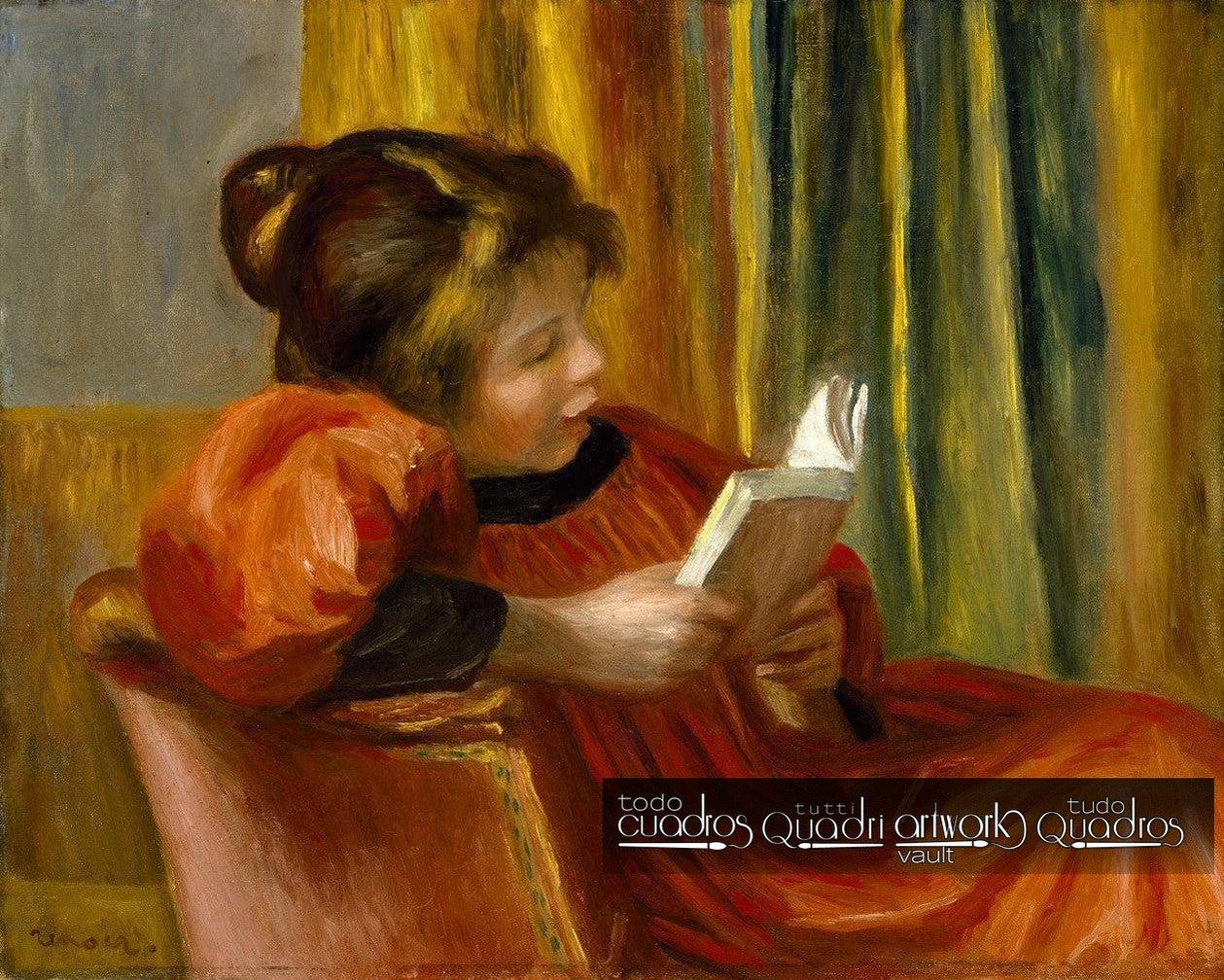 Niña leyendo, Renoir