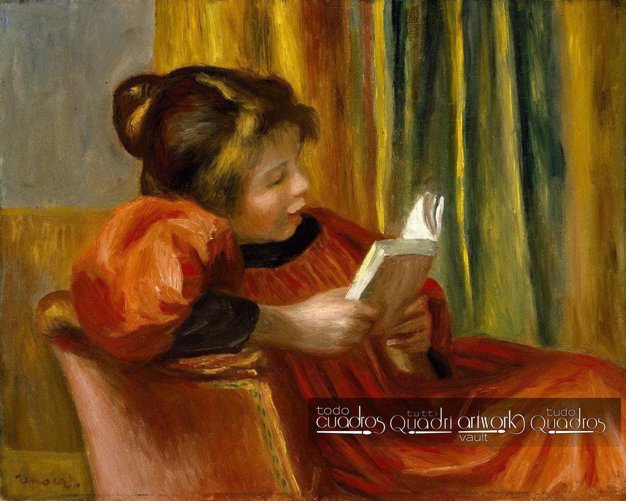 Niña leyendo, Renoir