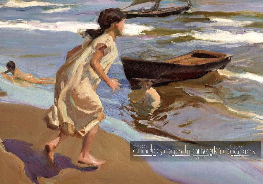 Niña Entrando al Mar, Sorolla