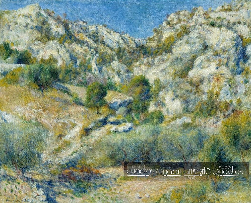 Peñas rocosas en L'Estaque, Renoir