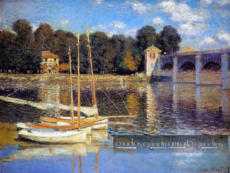 Puente en Argenteuil, Monet