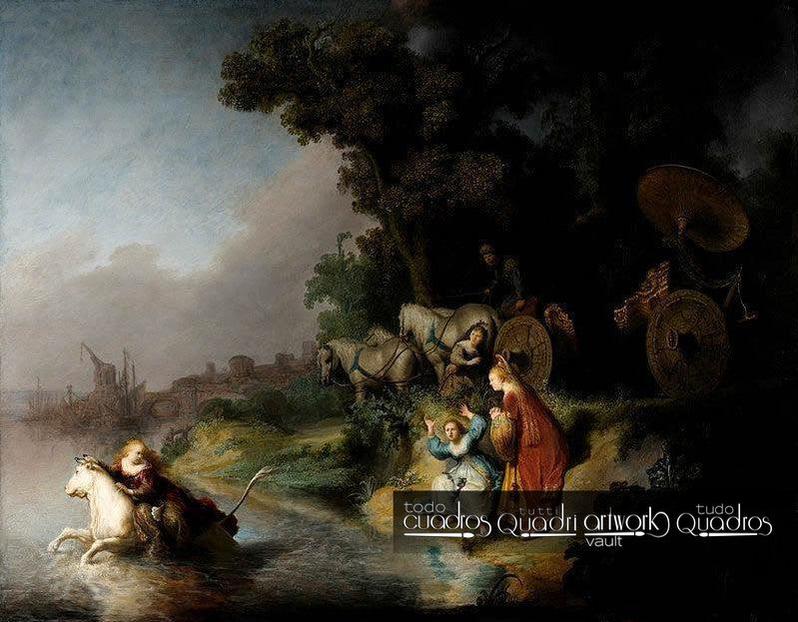 El rapto de Europa, Rembrandt