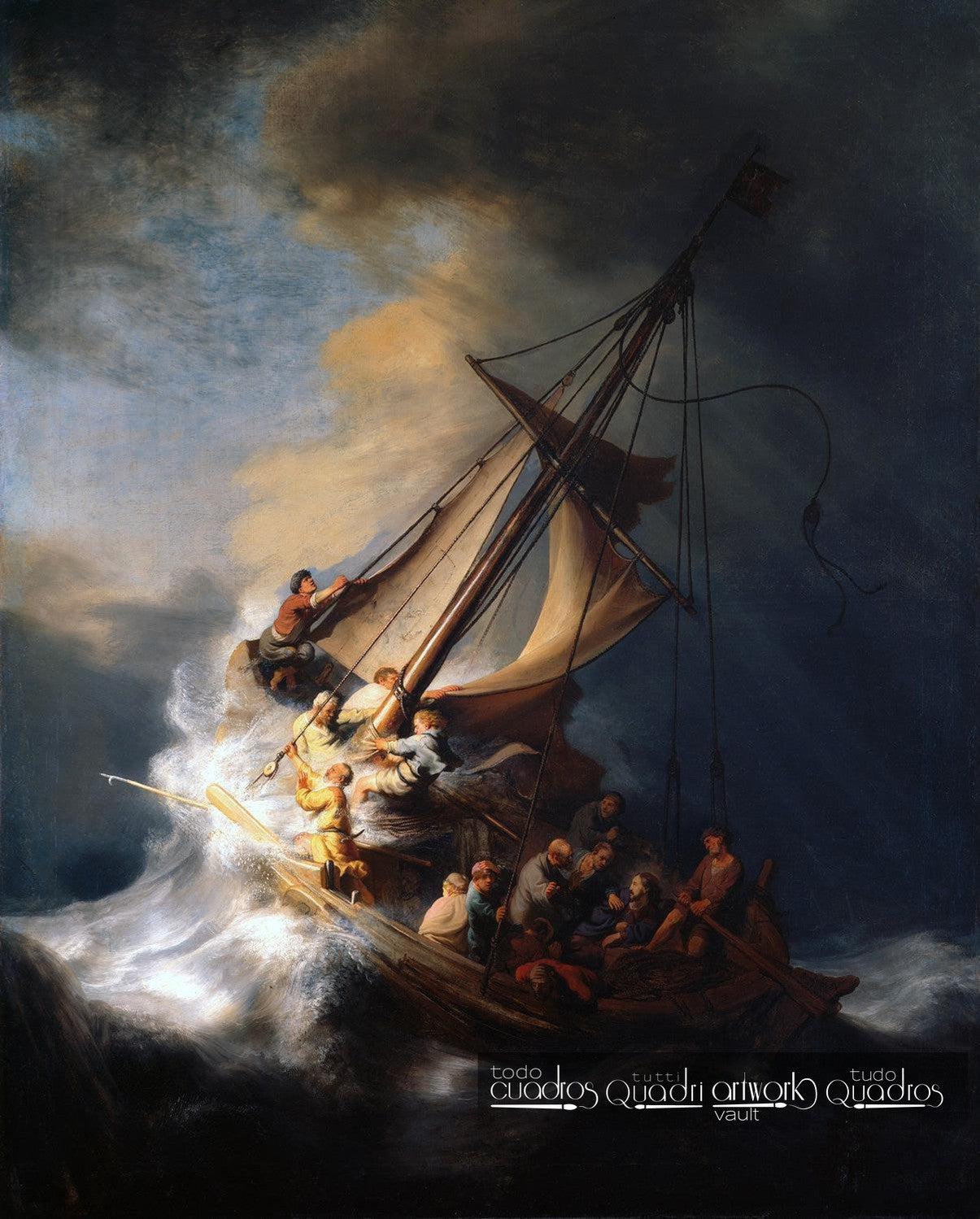 La tormenta en el mar de Galilea, Rembrandt