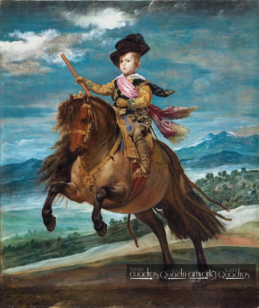 El príncipe Baltasar Carlos a caballo, Velázquez