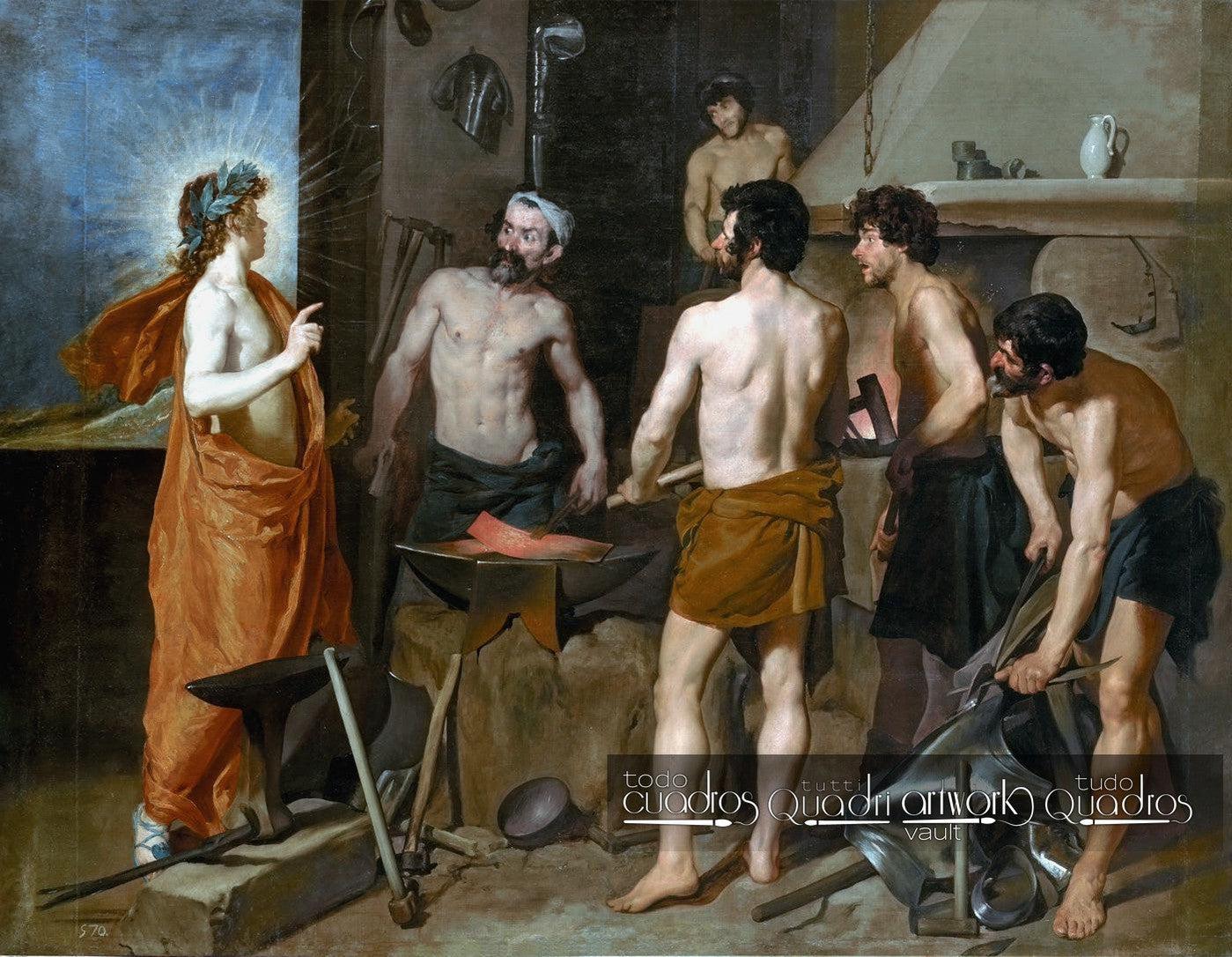 La fragua de Vulcano, Velázquez