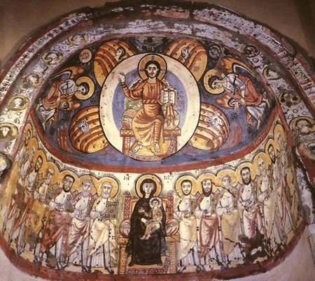 Mosaico bizantina, antes de la crisis iconoclasta.